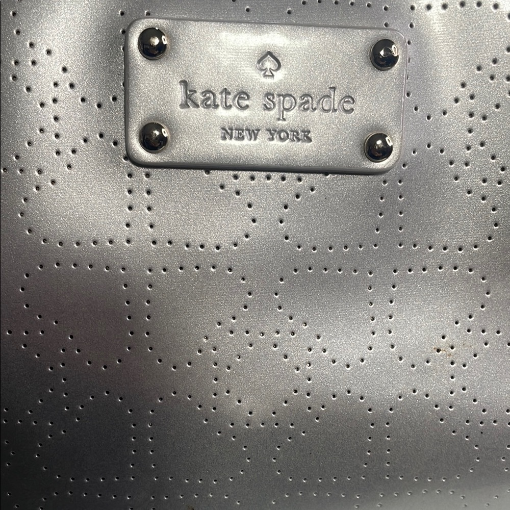 Kate‎ Spade silver Structured Tote Bag - Picture 6 of 8